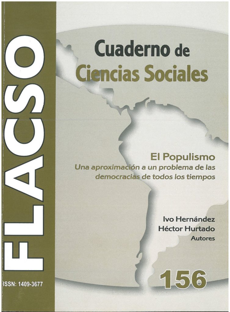 156 El Populismo. Una aproximación a un problema de las democracias de todos los tiempos